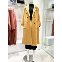 [발렌시아] 더블버튼 캐시미어 100% 코트 23AMH16