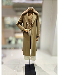 [발렌시아]밍크 카라탈부착 캐시미어코트24AMH20