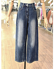 [발렌시아]사각 백포켓 절개데님팬츠257MP11