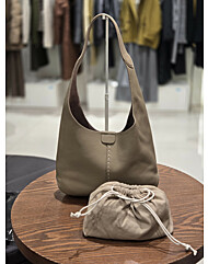 [발렌시아]스티치 가죽 숄더백 25BMW14