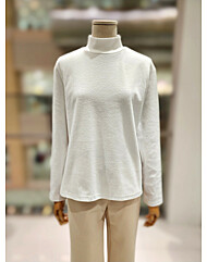 [발렌시아]하프넥 베이직 긴팔 티셔츠 24AGC31