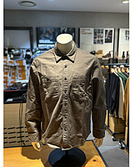 팀버랜드 A44WT BK0 코튼 투 포켓 오버셔츠 브라운