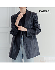 KARRA 클래식비건레더자켓_KK2FJK033M