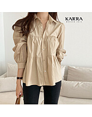 KARRA (77까지)게이트플레어블라우스_A3F0473