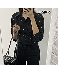KARRA (77까지)도트베이직셔츠_A4S0205