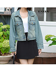 KARRA (77까지)빈티지워싱숏데님자켓_A4S0532