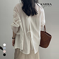 KARRA 오리엔탈백리본블라우스_A4M1307