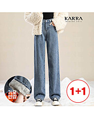 [1+1] KARRA (77까지)융기모안감데님팬츠_A3F18034