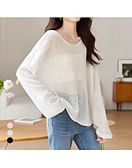 KARRA 와이드패턴홀니트_A5M0136