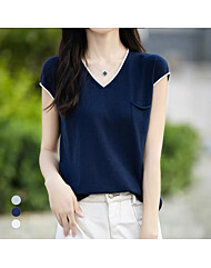KARRA 배색라인캡슬리브니트_A5M0216
