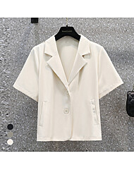 KARRA 플레인반팔버튼자켓_A5M0785