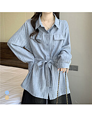 KARRA (77까지)클라우디블라우스+벨트SET_A5F0080