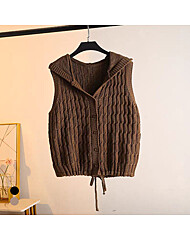 KARRA 스토어후드니트베스트_A5F0285