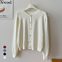 KARRA 하트링크니트가디건_A5F0289