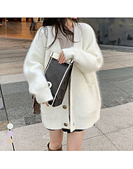 KARRA 헤어리포켓딥브이넥가디건_A5W0012