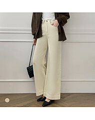 KARRA 코듀로이크림팬츠_A5W0093