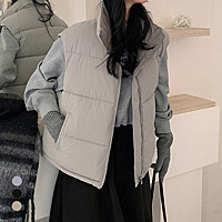 KARRA (77까지)더블배색패딩베스트_A5W0213