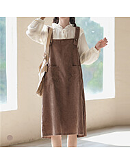 KARRA 코듀로이하프밴딩원피스_A5W0197