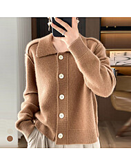 화세 플랫버튼카라가디건_HB5WCD021C