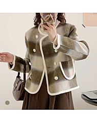 KARRA 그리니체크더블자켓_A5W0243