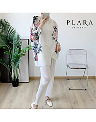 PLARA (77까지)월로즈플리츠블라우스+팬츠SET_PK2MSE003C