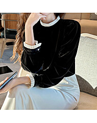 클라셰 (77까지)벨벳글로시프릴블라우스_B5F0008