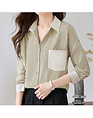 클라셰 크림스트라이프셔츠_B5F0348