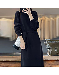 클라셰 심플라운드데일리원피스+벨트SET_B5W0119