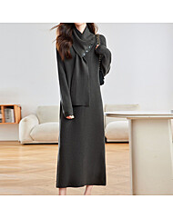 클라셰 브이롱데일리니트원피스+머플러SET_B5W0402