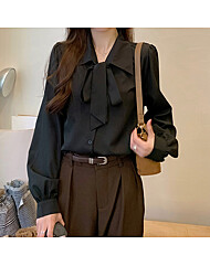 클라셰 기모리본카라블라우스_B5W0398