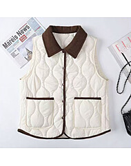 클라셰 카라웨이브라인패딩베스트_B5W0394