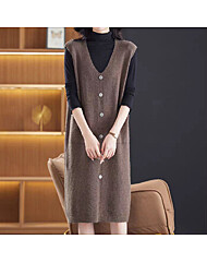 클라셰 딥브이베스트니트원피스_B5W0546