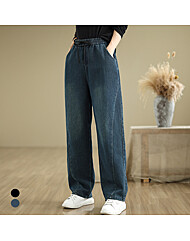 화세 와이드밍크기모데님팬츠_HB4WPT031C