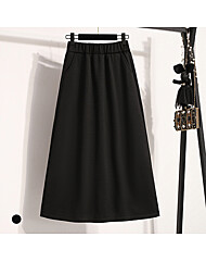 화세 밍크기모슬릿롱스커트_HL5WSK002C