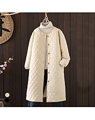 화세 노카라누빔버튼롱패딩_HB5WPD003C