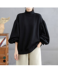 화세 셔링하이넥벌룬티셔츠_HB5WTS004C