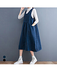 화세 셔링코듀로이원피스_HB5WOP008C