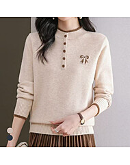 화세 배색버튼비즈리본니트_HB5WKN059C