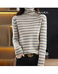 ATMARK 스트라이프터틀넥투니트_AA49KN045G