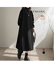 ATMARK (77까지)솔리드루즈기모터틀넥원피스_AA49OP026G