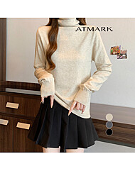 ATMARK 버튼터틀넥베이직니트_AA51KN015G