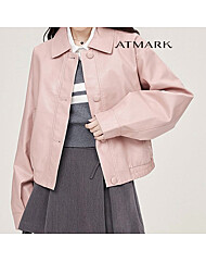 ATMARK (77까지)러블리스프링숏레더자켓_AA51JK021G