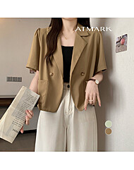 ATMARK 더블라인숏퍼프자켓_AA53JK005G