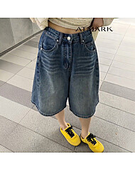 ATMARK 빈티지워싱버뮤다데님팬츠_AA53PT024G
