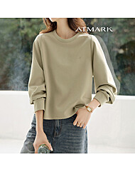 ATMARK (77까지)미니멀배기스웨트셔츠_AA56TS020G