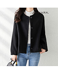 ATMARK 솔리드노카라버튼코트_AA56CT005G