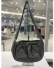 꼬모니노즈 [CN]FW CHECK 2POCKET HOBO BAG (WW9N3THAB101)