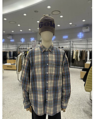 더블유스탠다드(B) WARM CHECK SHIRTS (W4B71TKSH501)