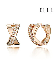 14K 크로스 원터치 귀걸이 (gold pin) ELGPEE116