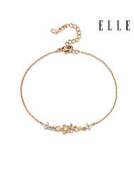 꽃잎 큐빅 팔찌 ELBRBB036